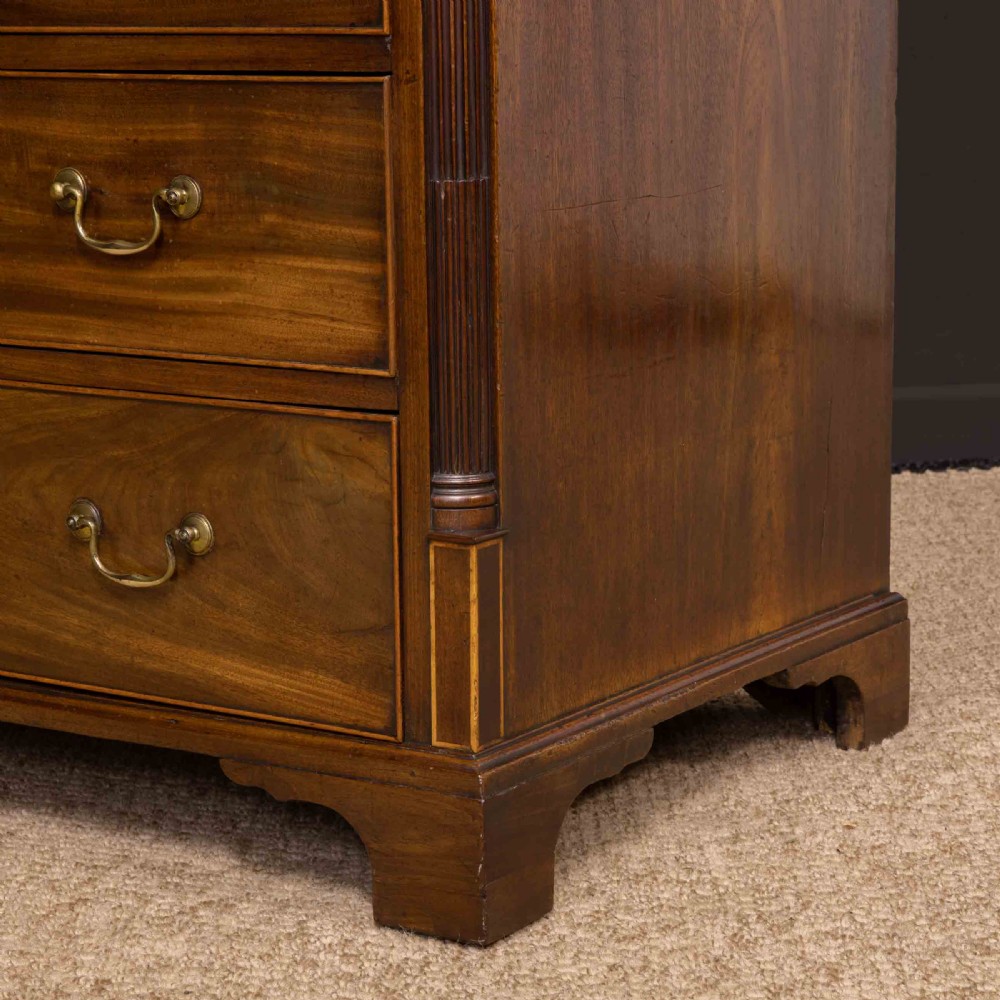 Small George 3rd Mahogany Chest of Drawers View VI
