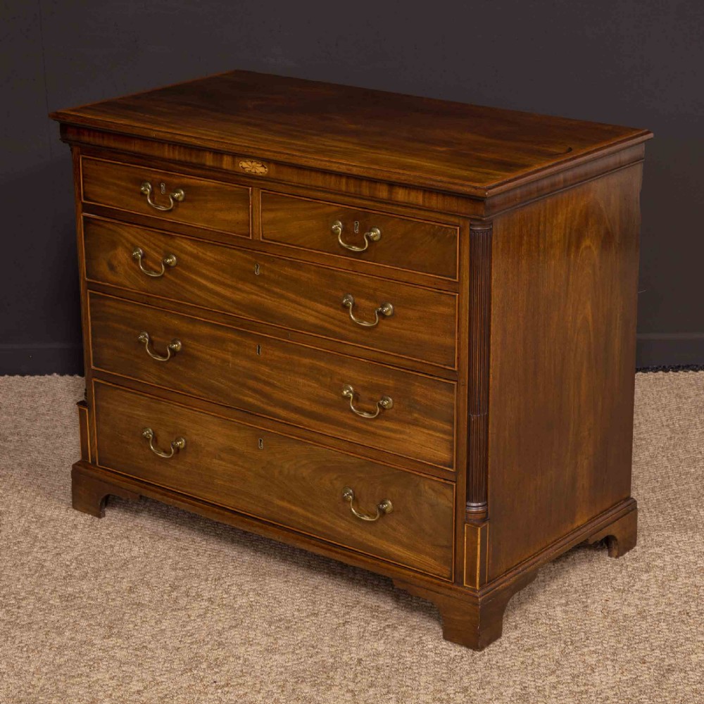 Small George 3rd Mahogany Chest of Drawers View IX
