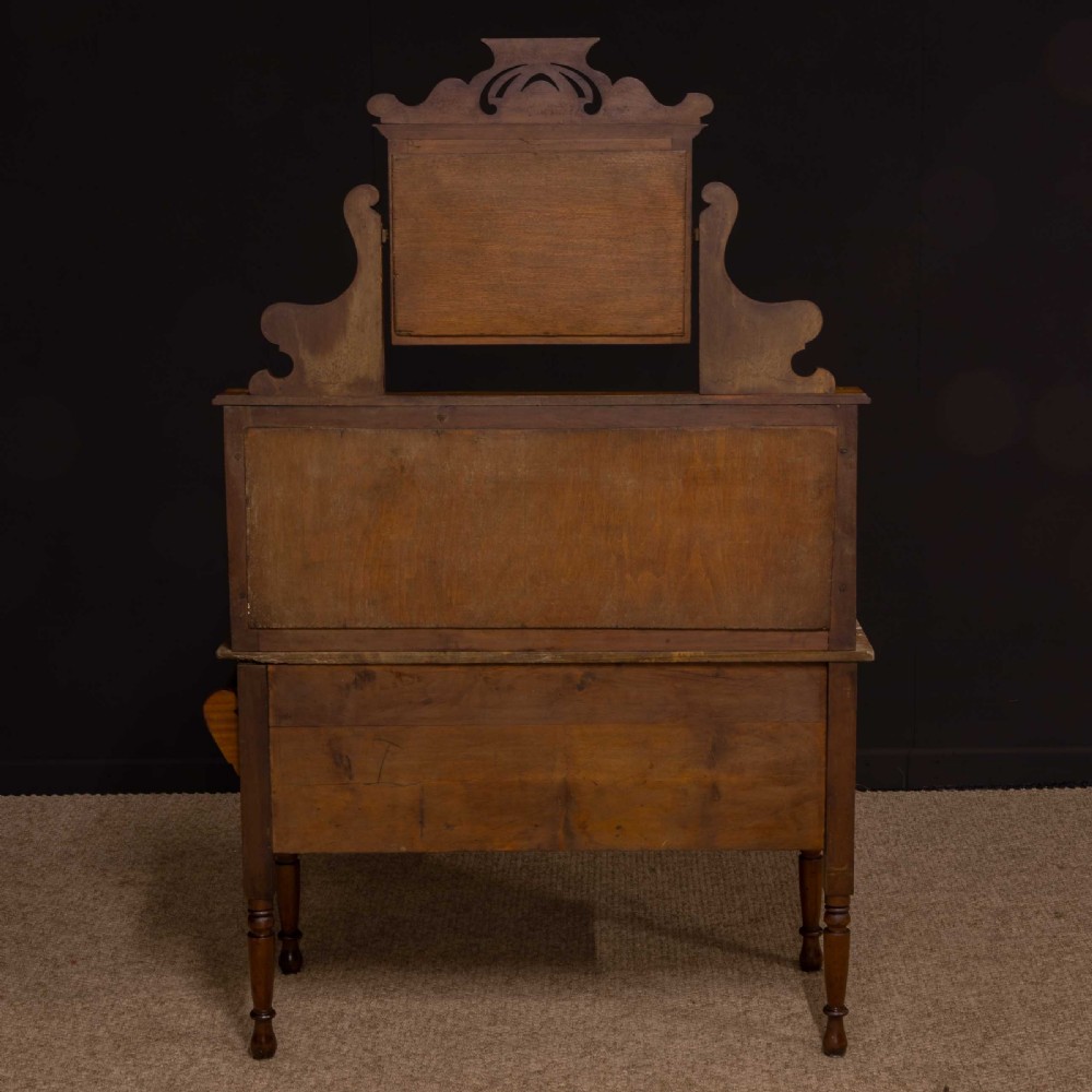 Art Nouveau Walnut Washstand View XVIII