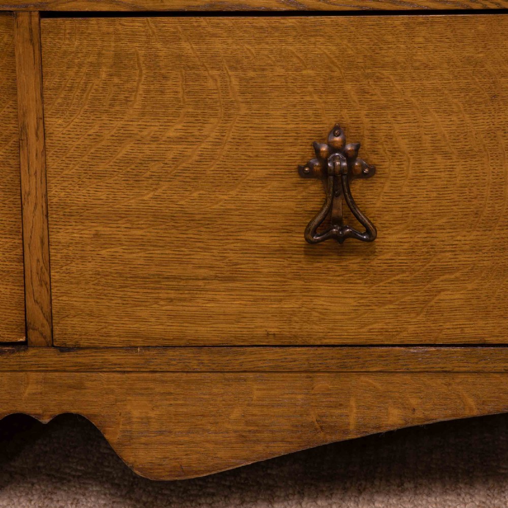 Art Nouveau Oak Wardrobe View IV