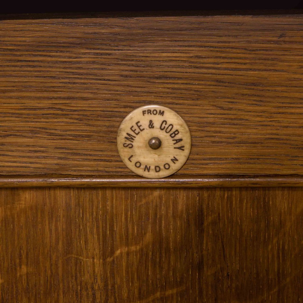 Art Nouveau Oak Wardrobe View XII