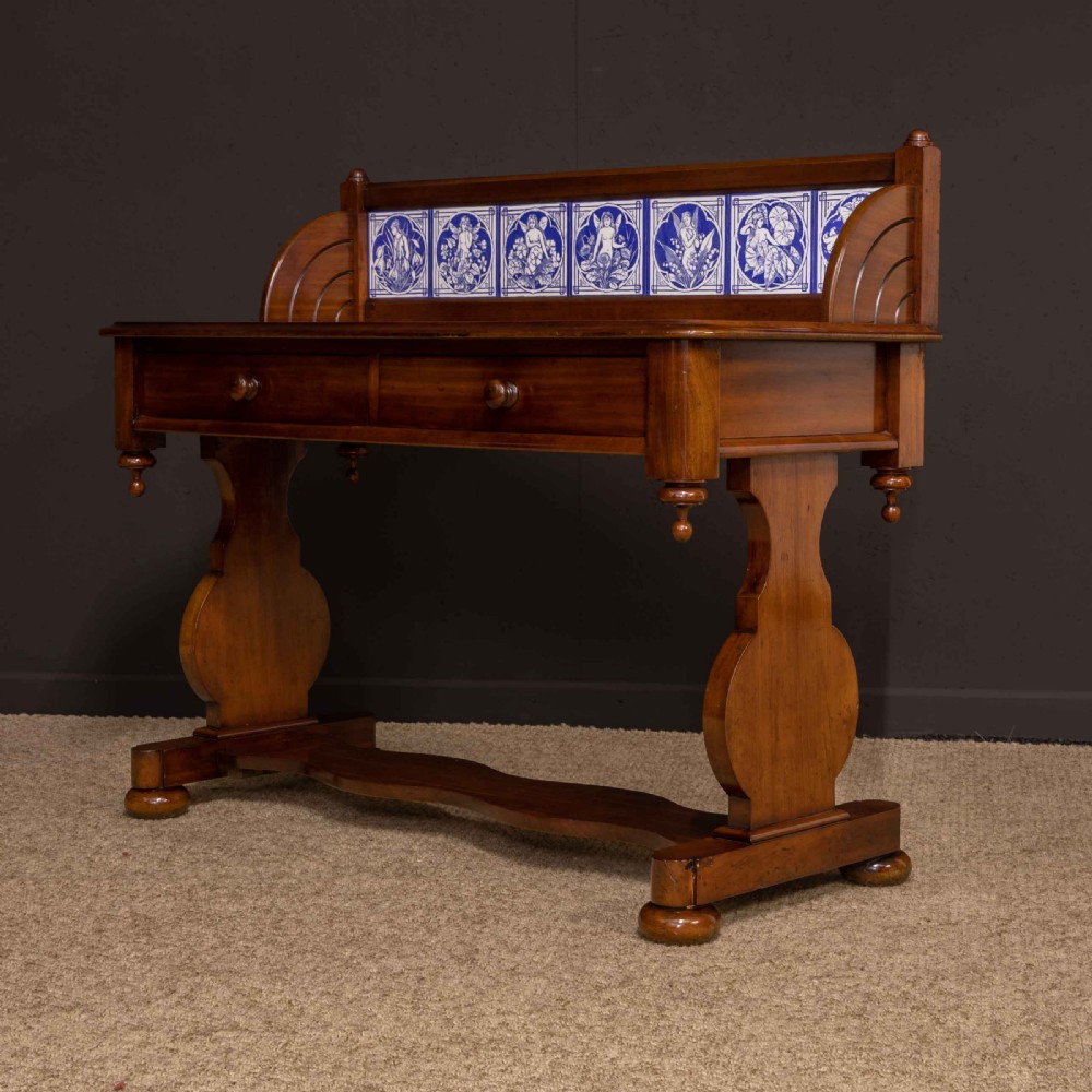 Mid Victorian Mahogany Washstand
