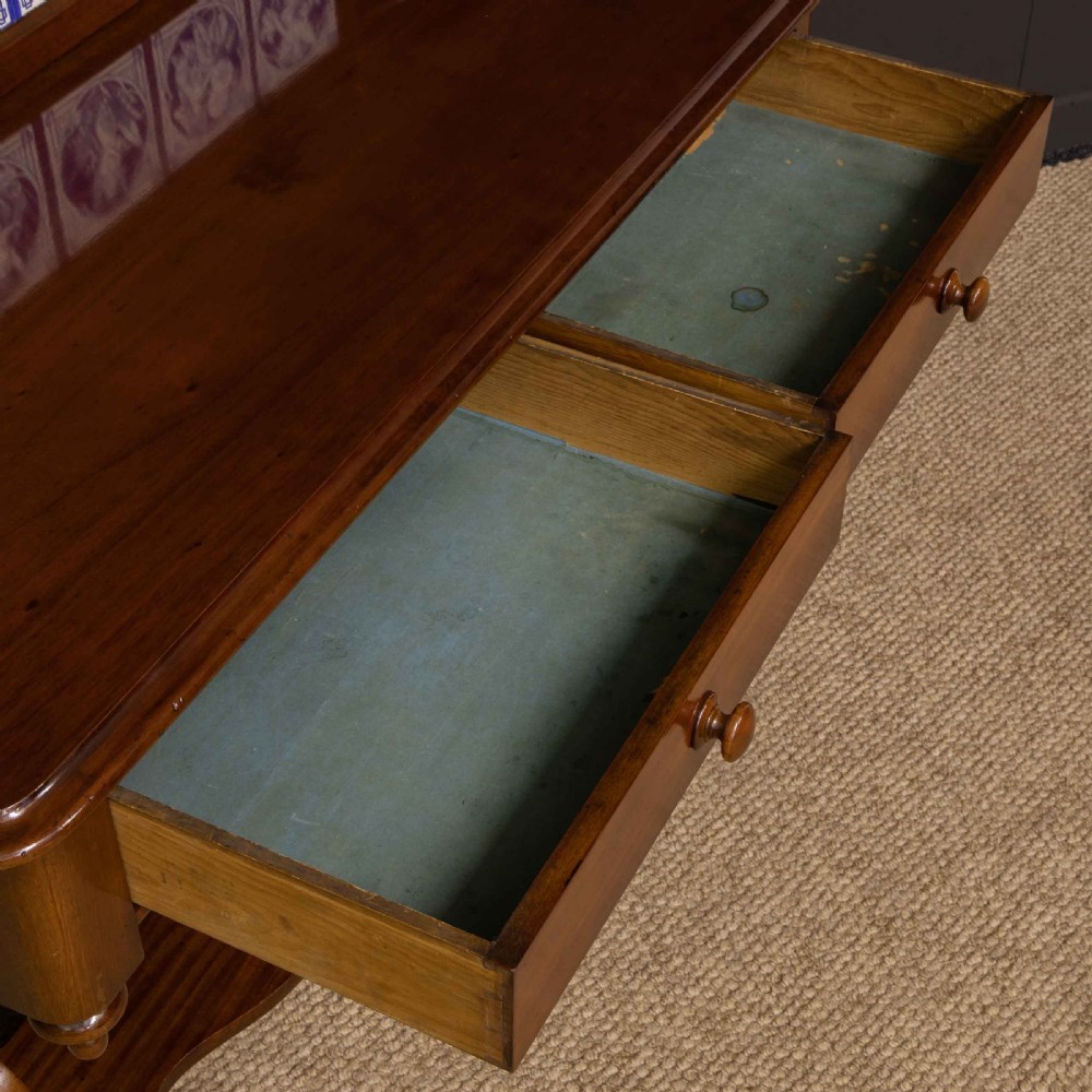 Mid Victorian Mahogany Washstand View V