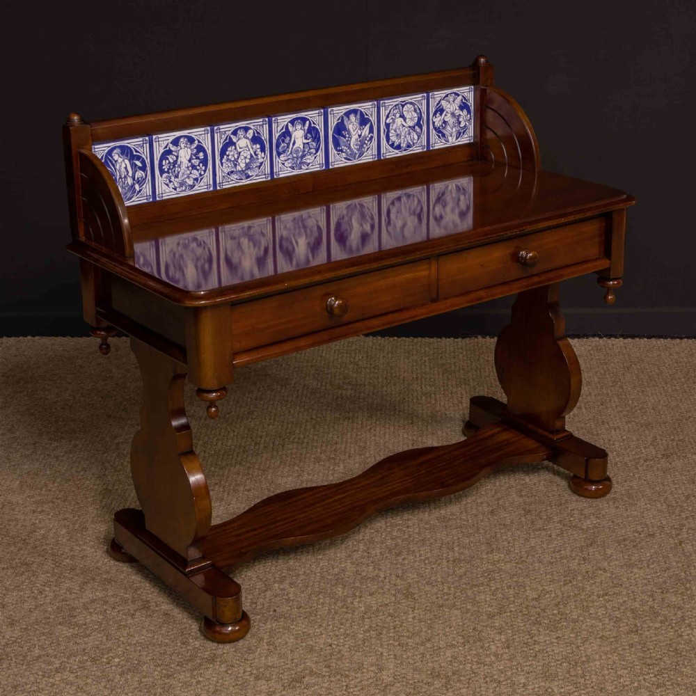 Mid Victorian Mahogany Washstand View VI