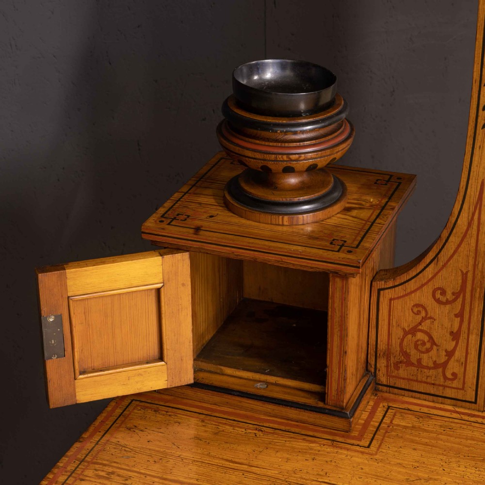 Victorian Neo Classical Pitch Pine Dressing Table View IX