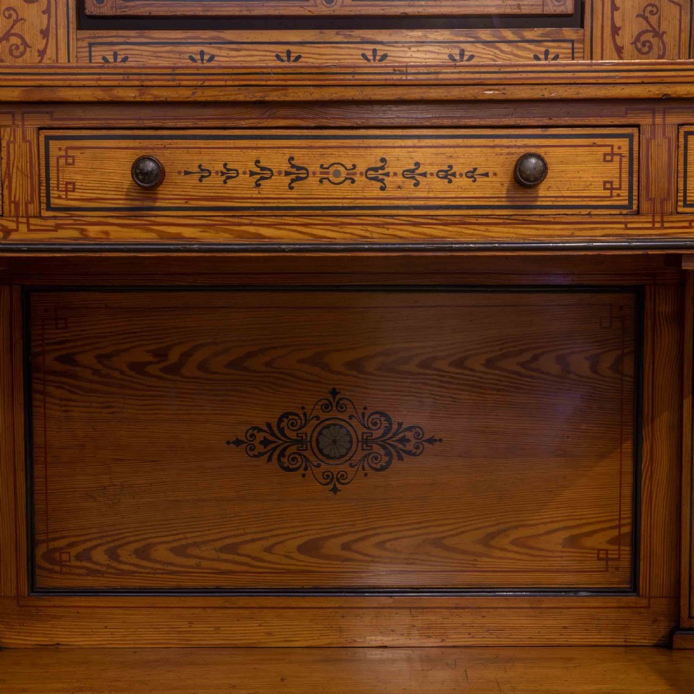 Victorian Neo Classical Pitch Pine Dressing Table View XXII