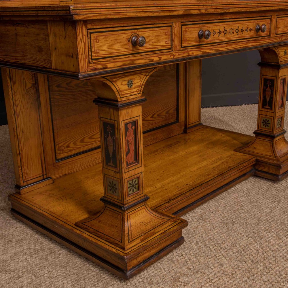 Victorian Neo Classical Pitch Pine Dressing Table View XXX