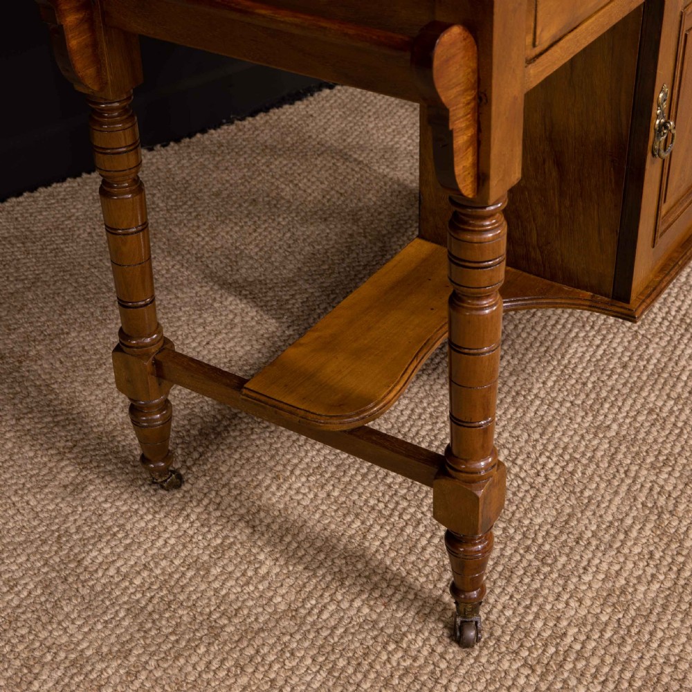 Edwardian Walnut Washstand View XIII