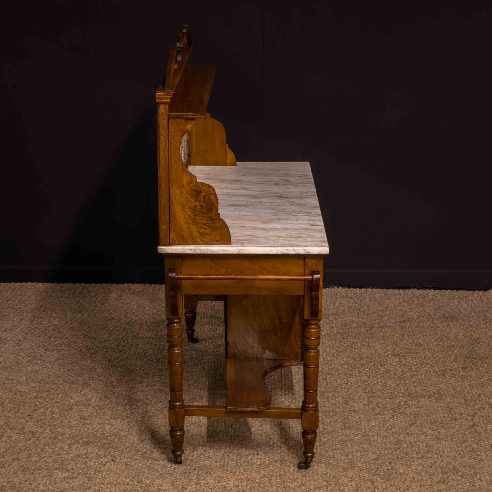 Edwardian Walnut Washstand View XX