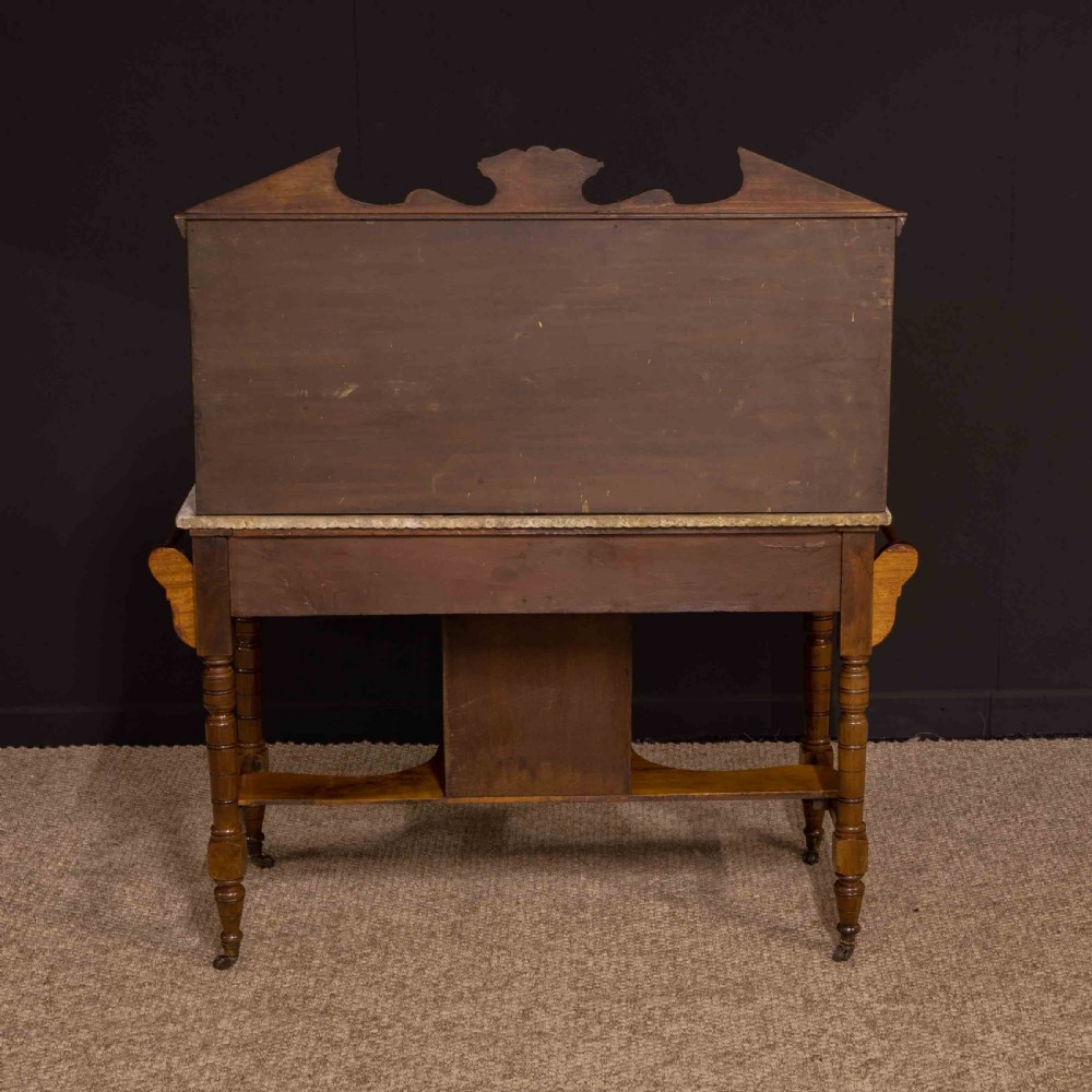 Edwardian Walnut Washstand View XXI
