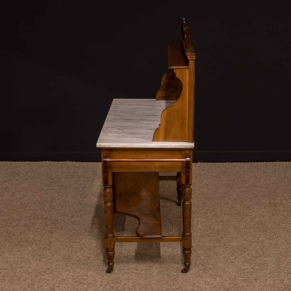 Edwardian Walnut Washstand View XXII