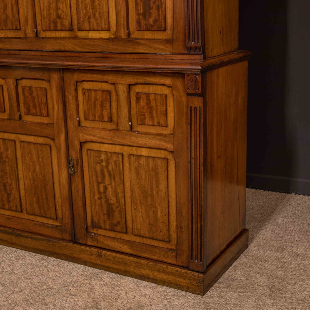 Victorian Mahogany Secretaire Bookcase View IV