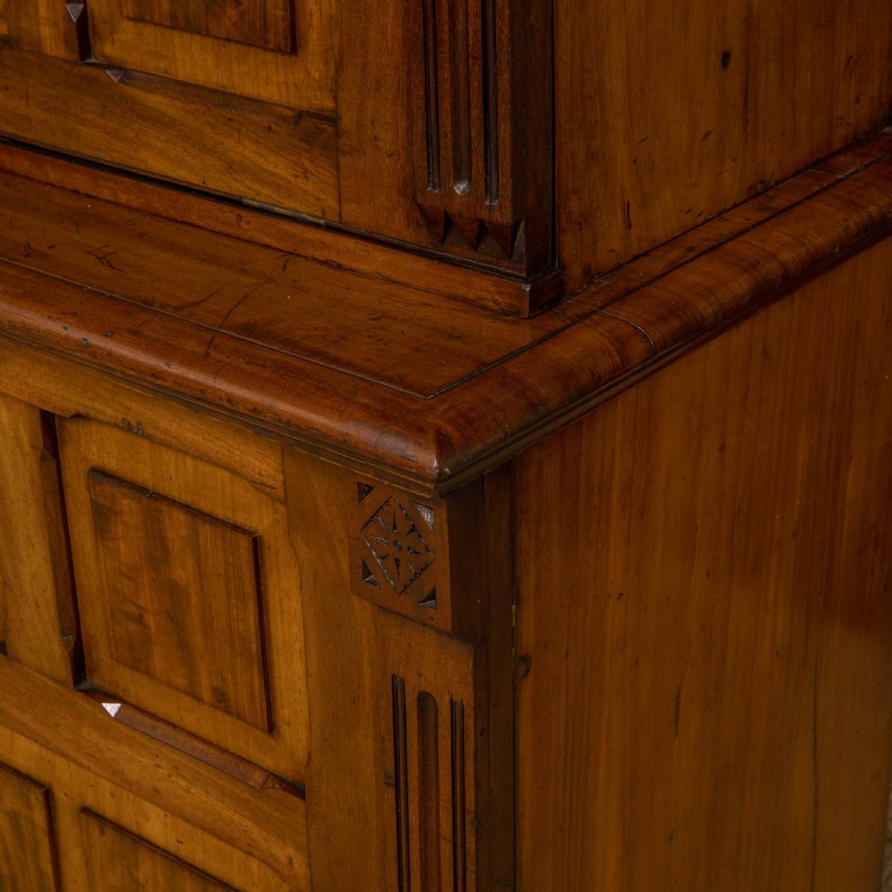 Victorian Mahogany Secretaire Bookcase View V