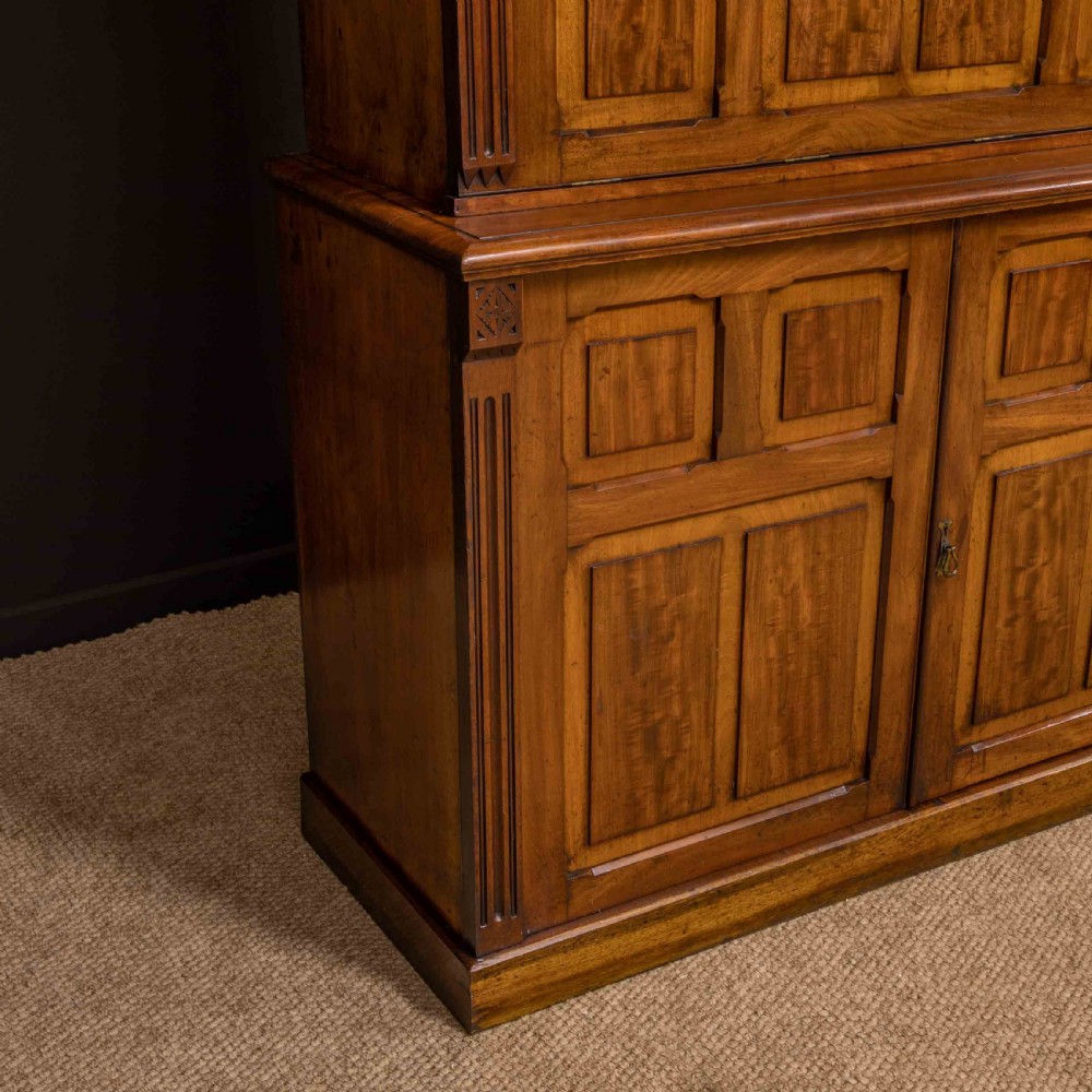 Victorian Mahogany Secretaire Bookcase View VI