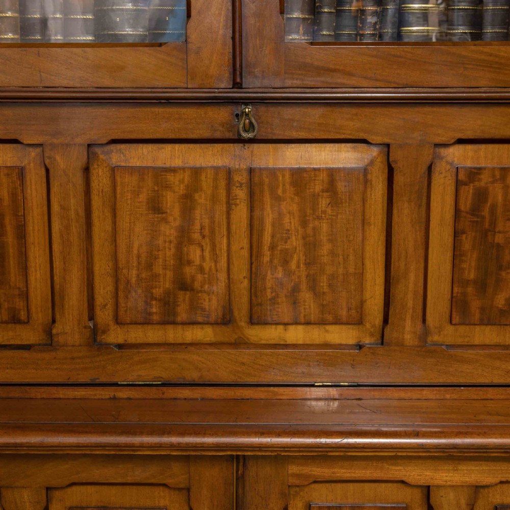 Victorian Mahogany Secretaire Bookcase View VII