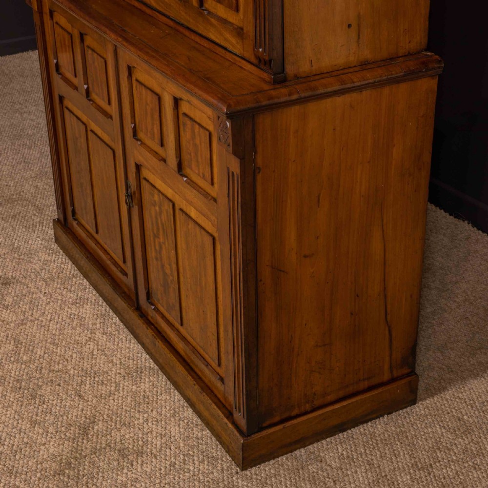 Victorian Mahogany Secretaire Bookcase View XI