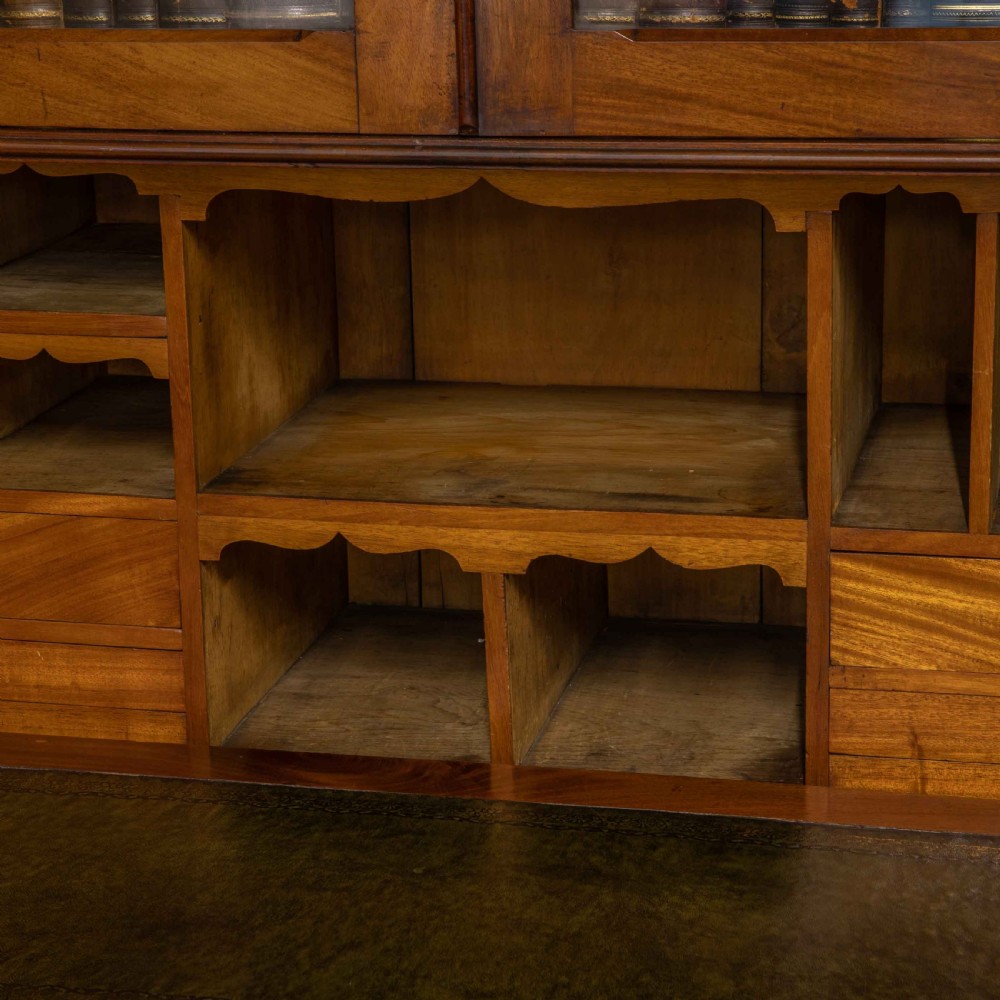 Victorian Mahogany Secretaire Bookcase View XIV