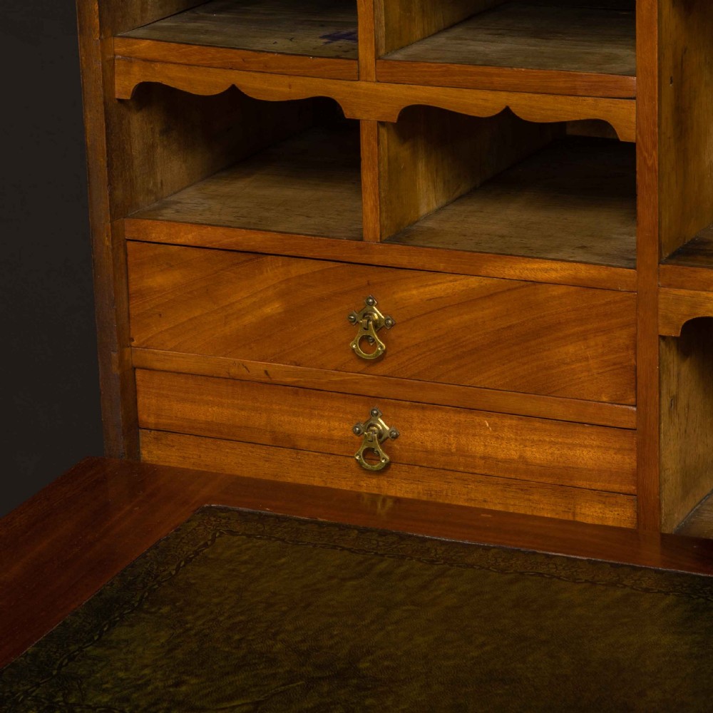 Victorian Mahogany Secretaire Bookcase View XV