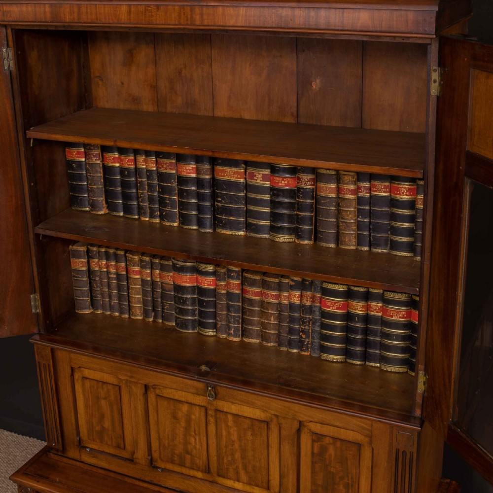 Victorian Mahogany Secretaire Bookcase View XXII