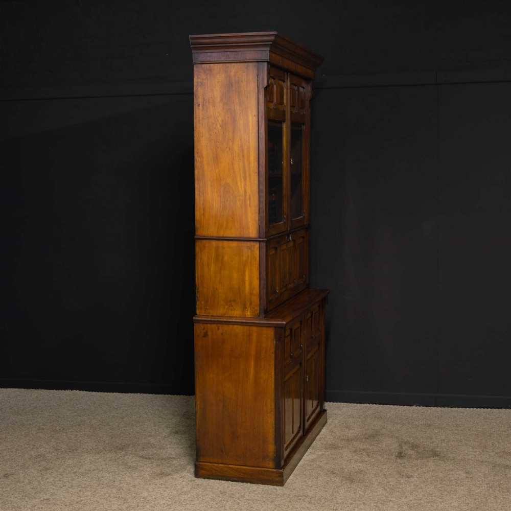 Victorian Mahogany Secretaire Bookcase View XXV
