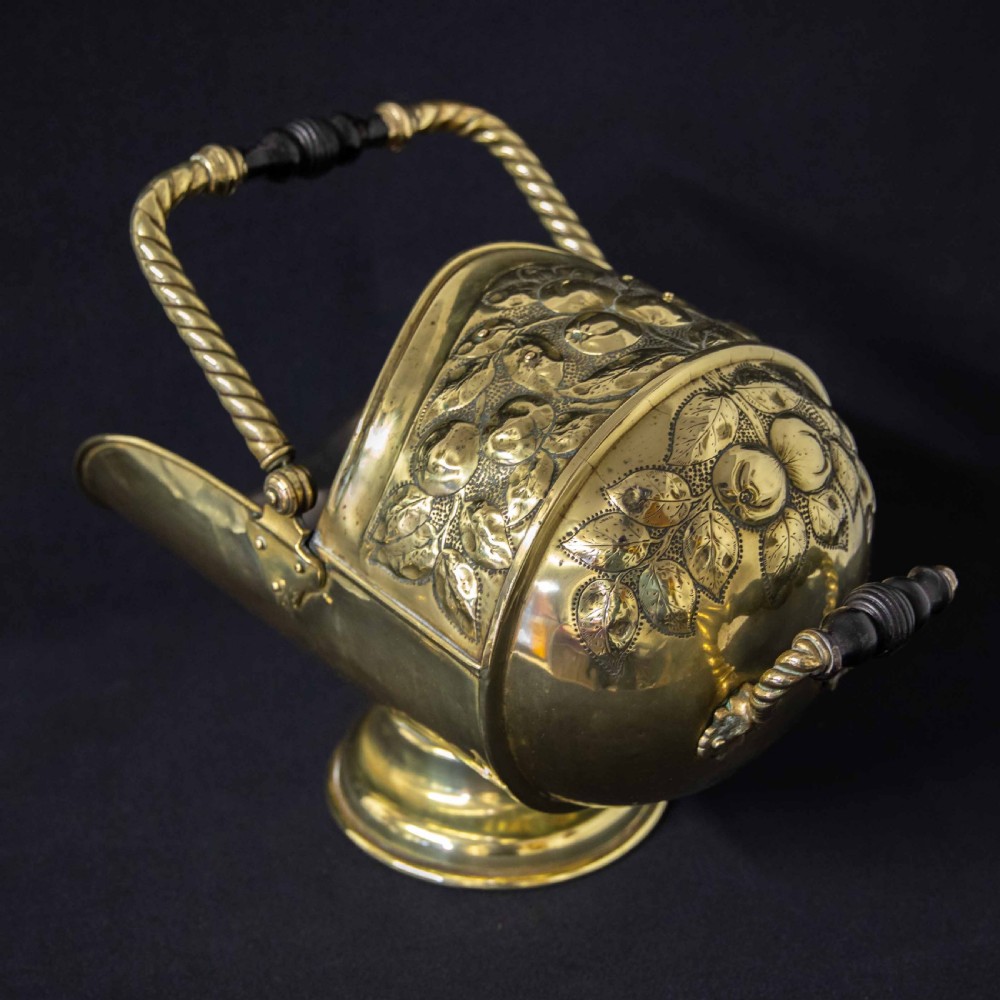 Edwardian Brass Parlour Scuttle View VII