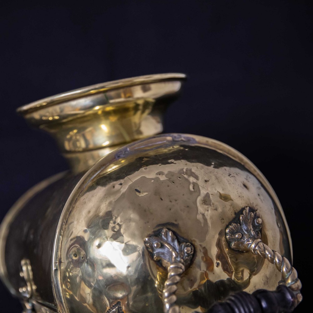 Edwardian Brass Parlour Scuttle View IX