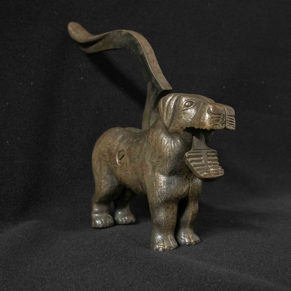 Linton Dog Nut Cracker View IV