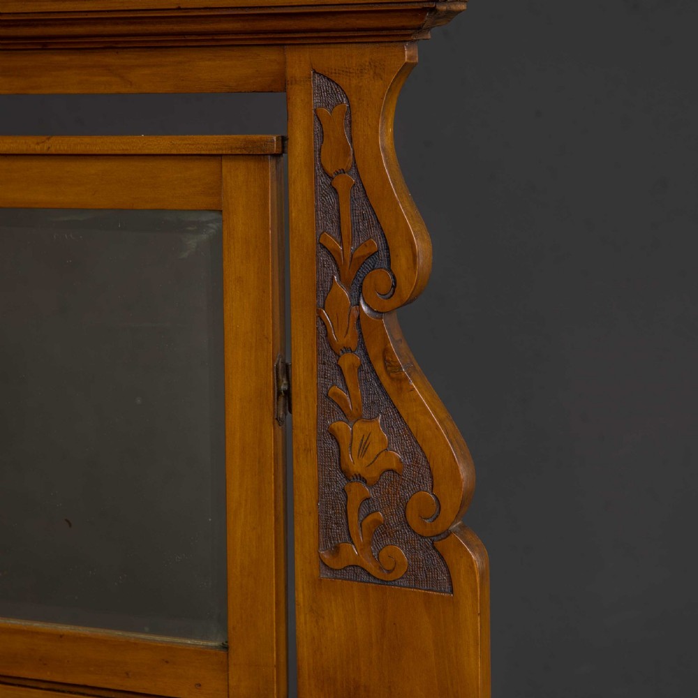 Late Victorian Satin Walnut Washstand View IV