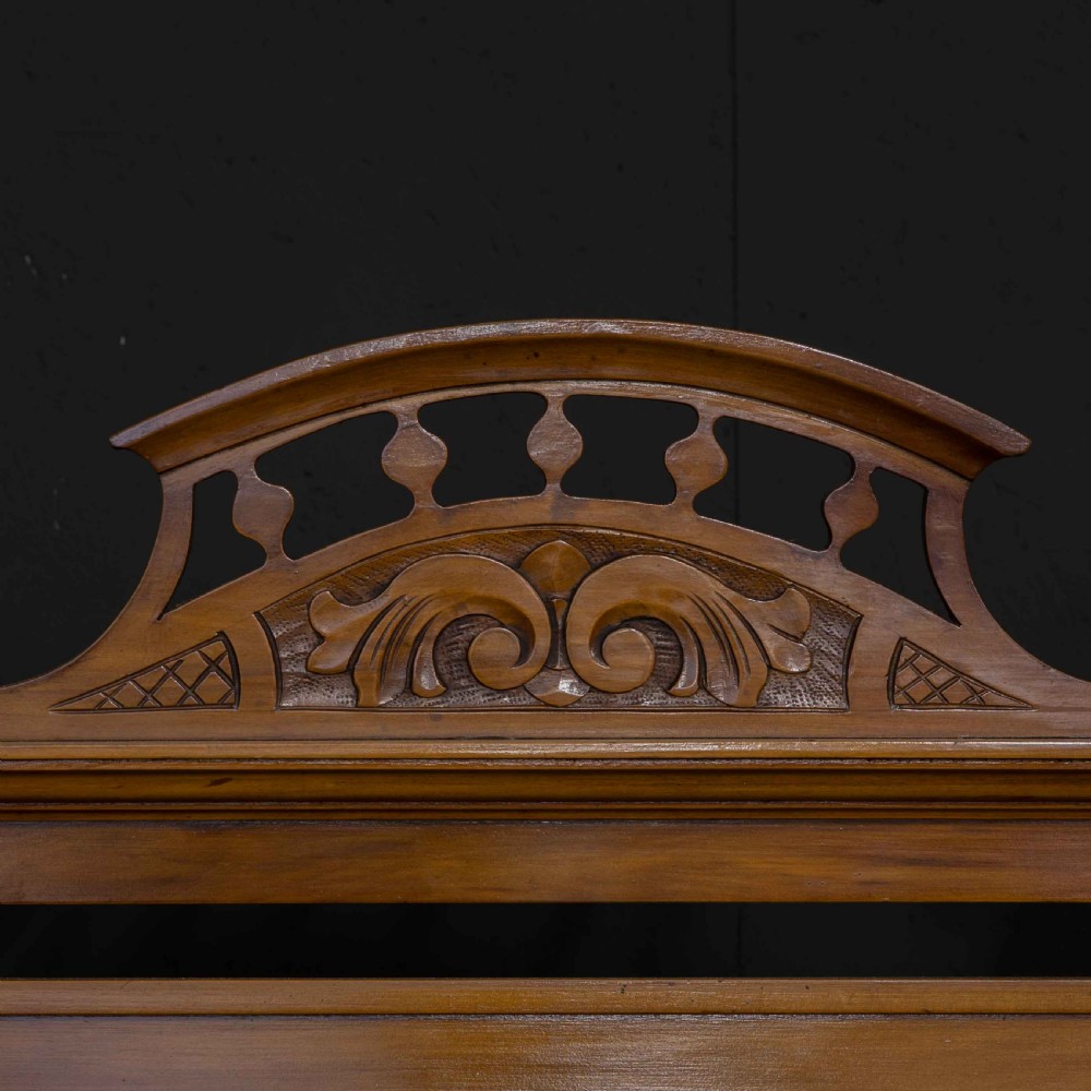 Late Victorian Satin Walnut Washstand View VI