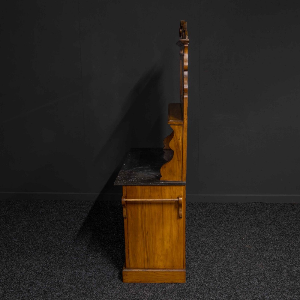 Late Victorian Satin Walnut Washstand View XVIII