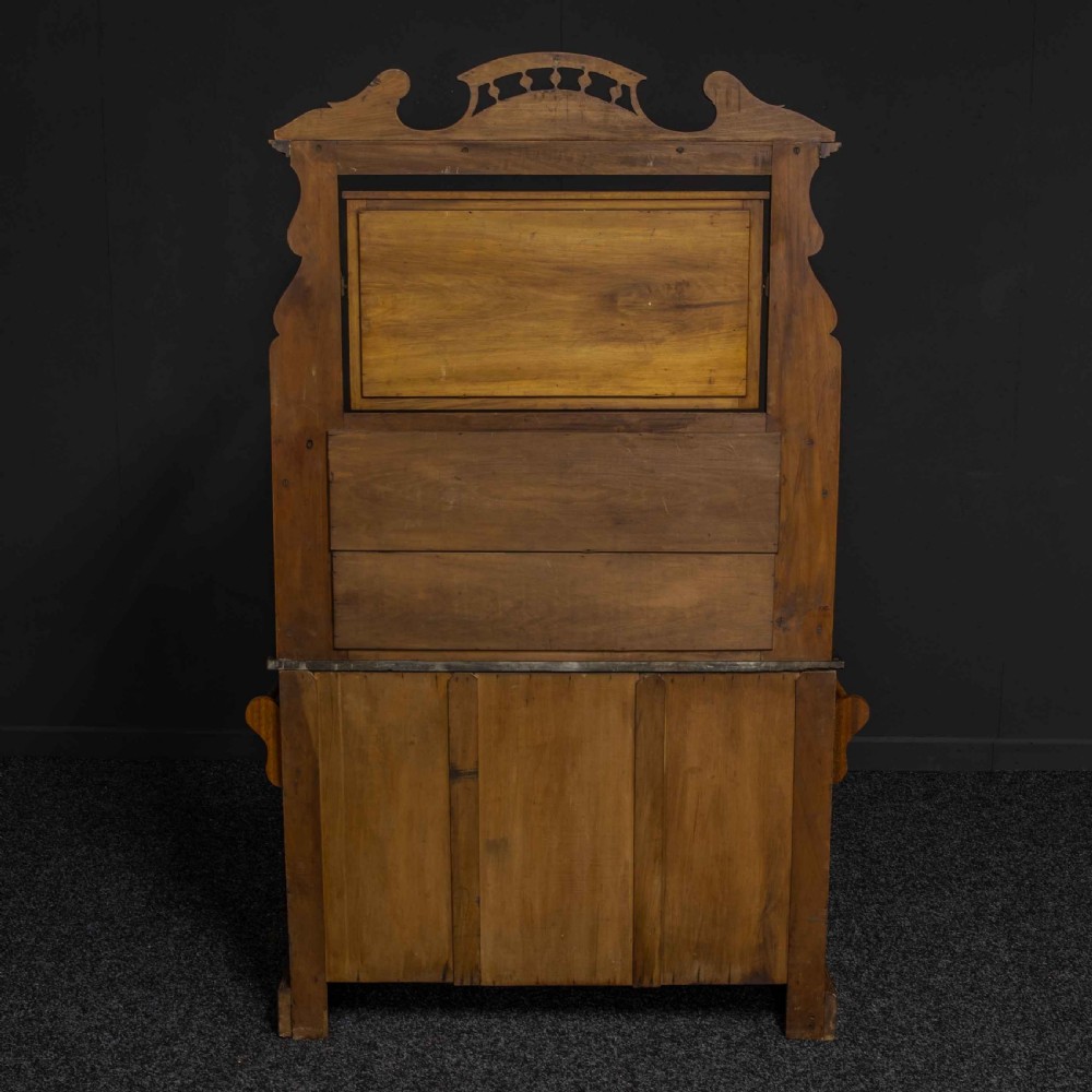 Late Victorian Satin Walnut Washstand View XIX