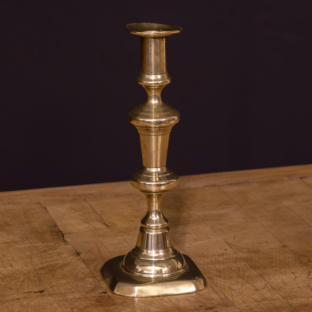 Late Victorian Brass Candlesticks View III