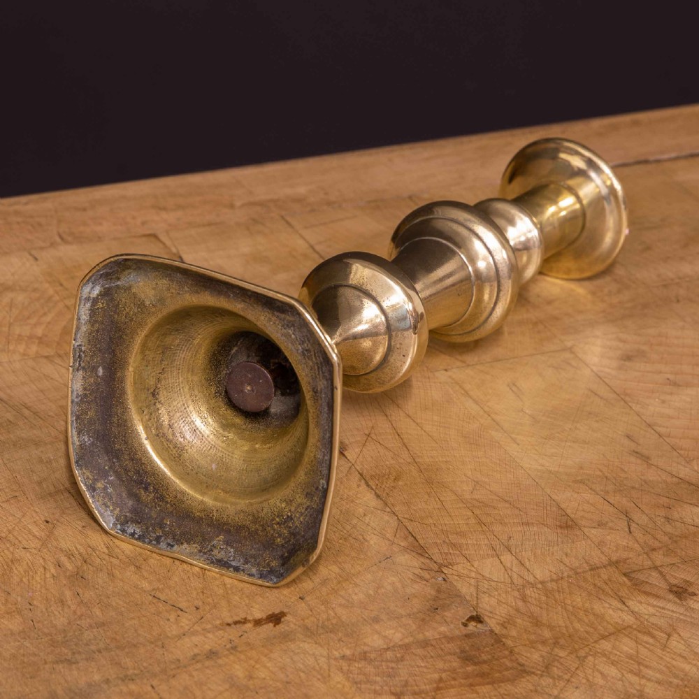 Late Victorian Brass Candlesticks View VI