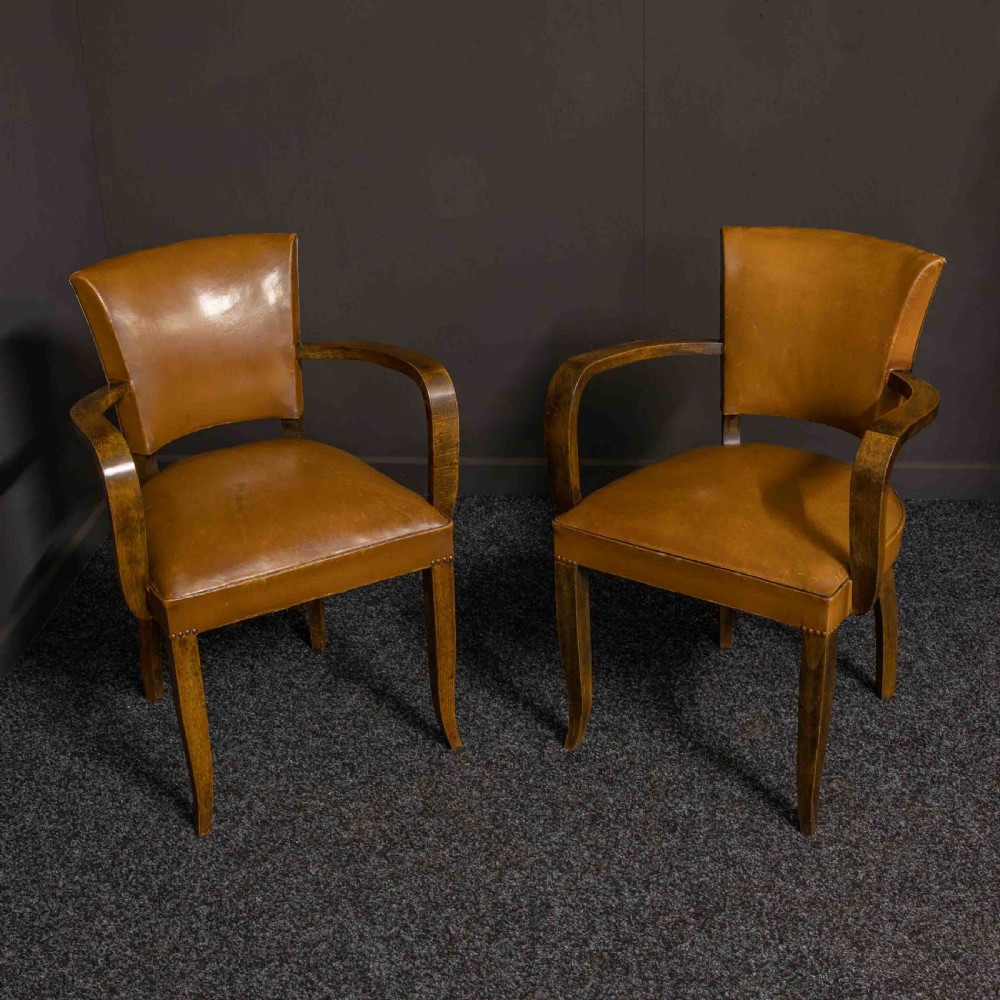 Pair of Art Deco Chairs by OXEDOU