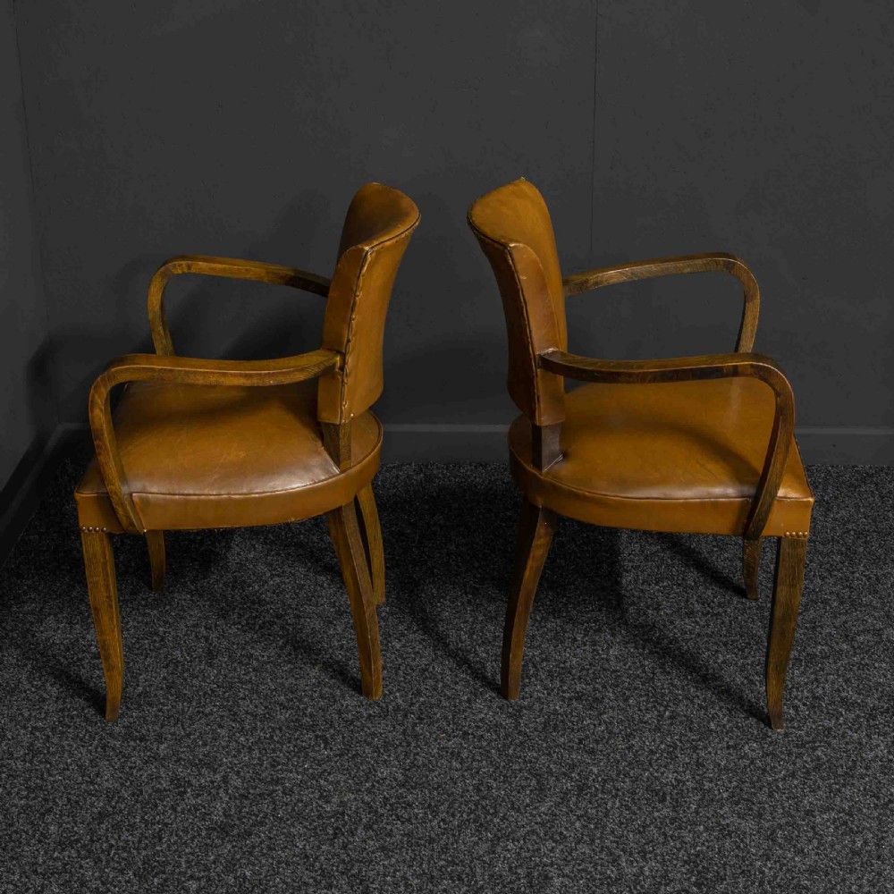Pair of Art Deco Chairs by OXEDOU View III