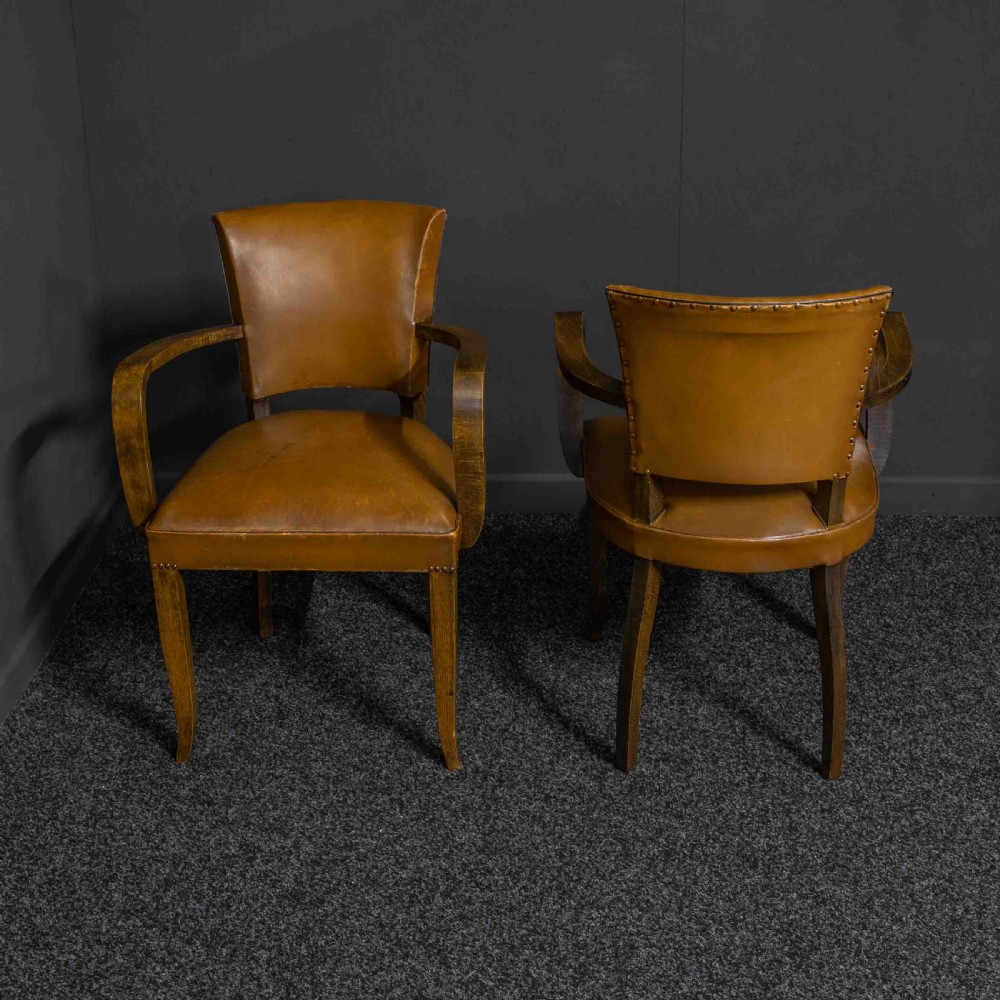 Pair of Art Deco Chairs by OXEDOU View IV