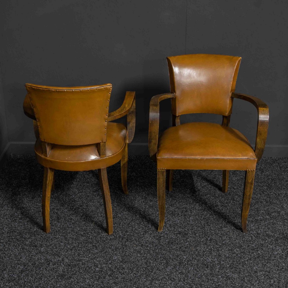 Pair of Art Deco Chairs by OXEDOU View V