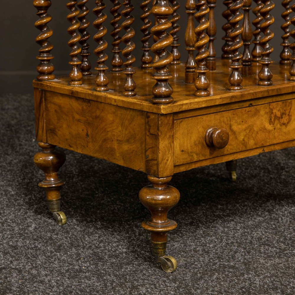 Mid Victorian Walnut Whatnot-Canterbury View X
