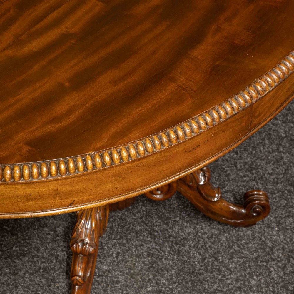 Mid 19th Century French Mahogany Table View VIII