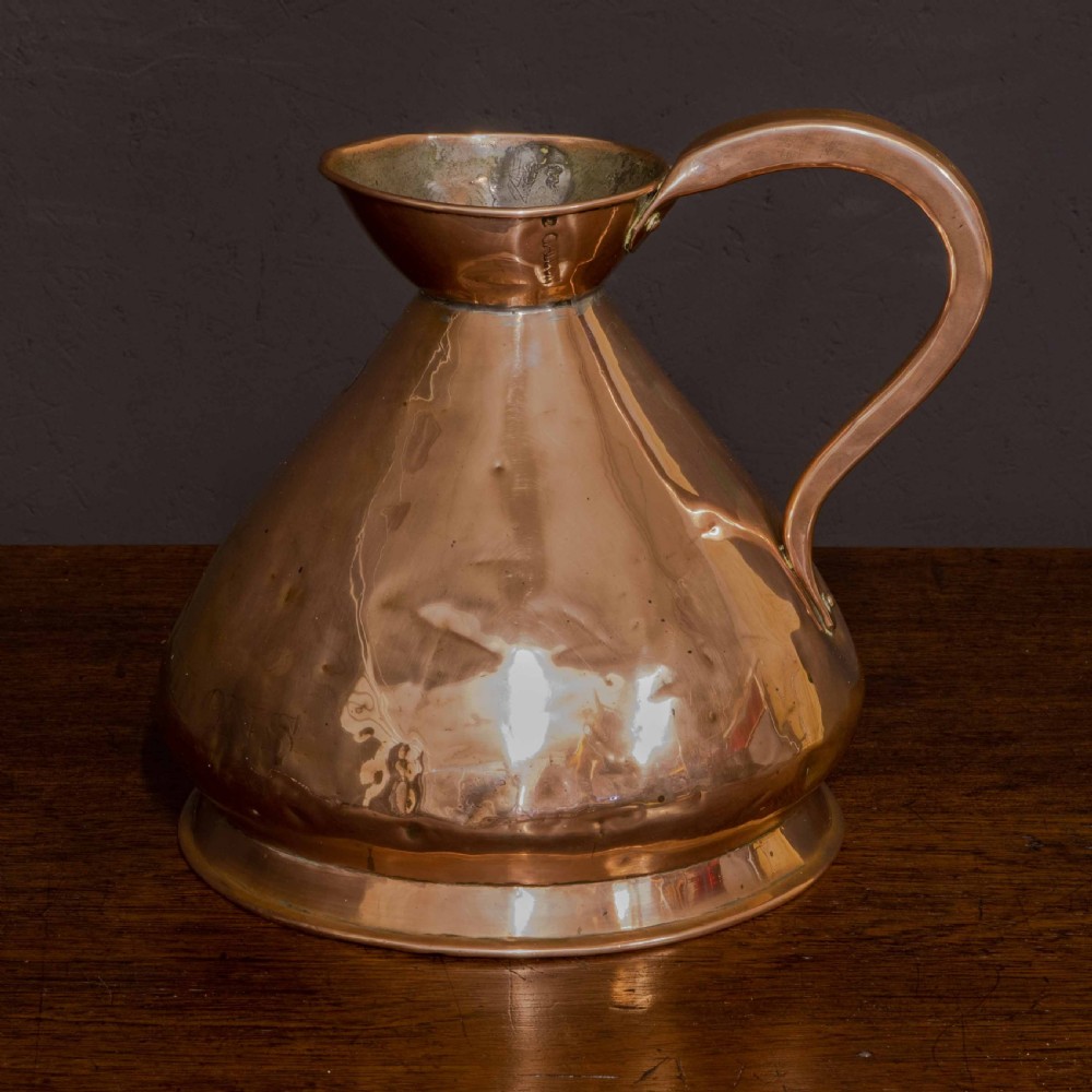 Victorian Copper Harvest Flagon