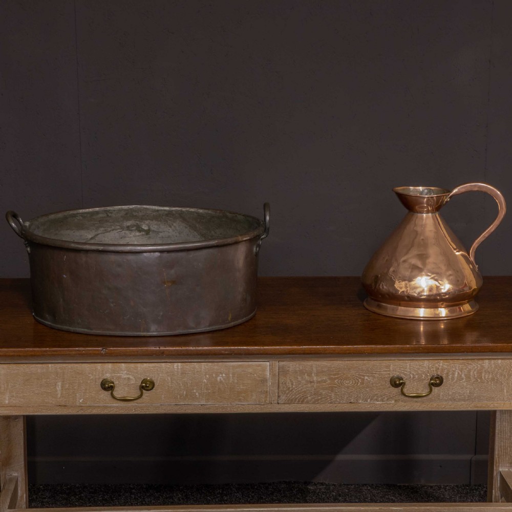 Huge Victorian Copper Vessel View III