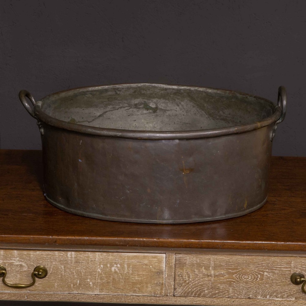 Huge Victorian Copper Vessel View V