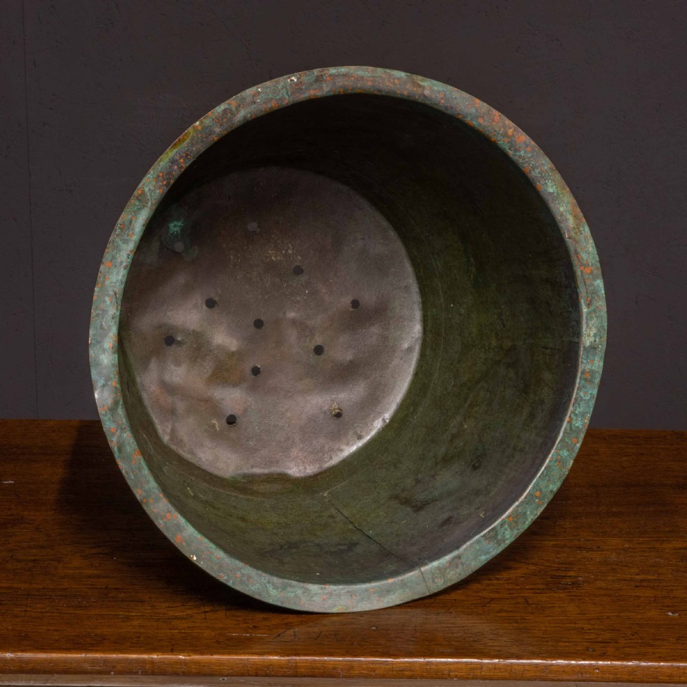 Victorian Verdigrise Copper Planter View IV