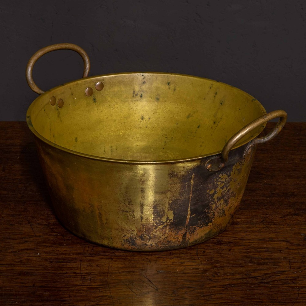 Victorian Brass Jam Pan