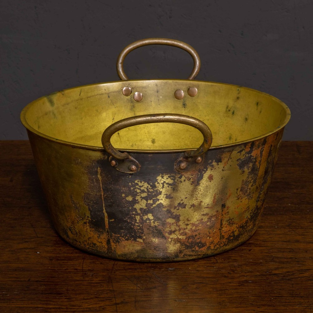 Victorian Brass Jam Pan View V