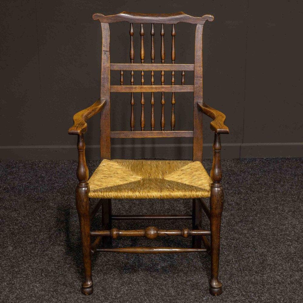 Set of Twelve Lancashire Spindleback Chairs View III