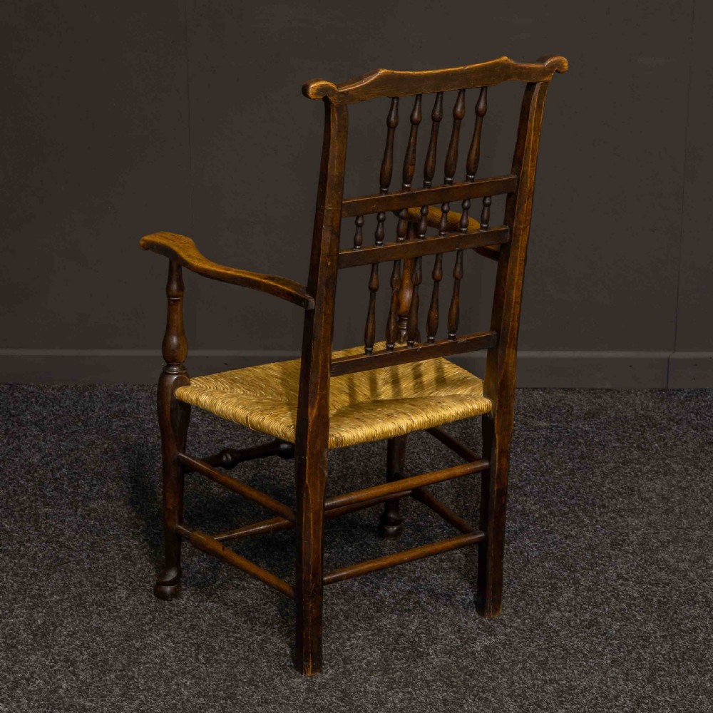 Set of Twelve Lancashire Spindleback Chairs View V