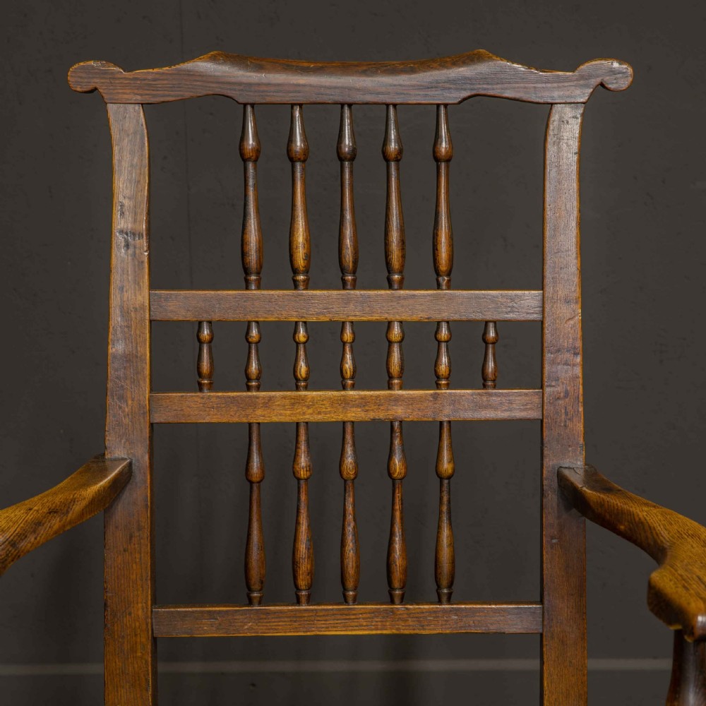 Set of Twelve Lancashire Spindleback Chairs View IX