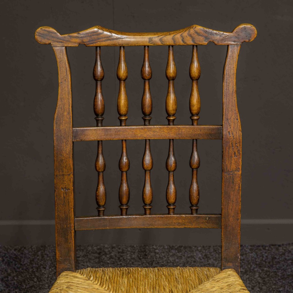 Set of Twelve Lancashire Spindleback Chairs View XI