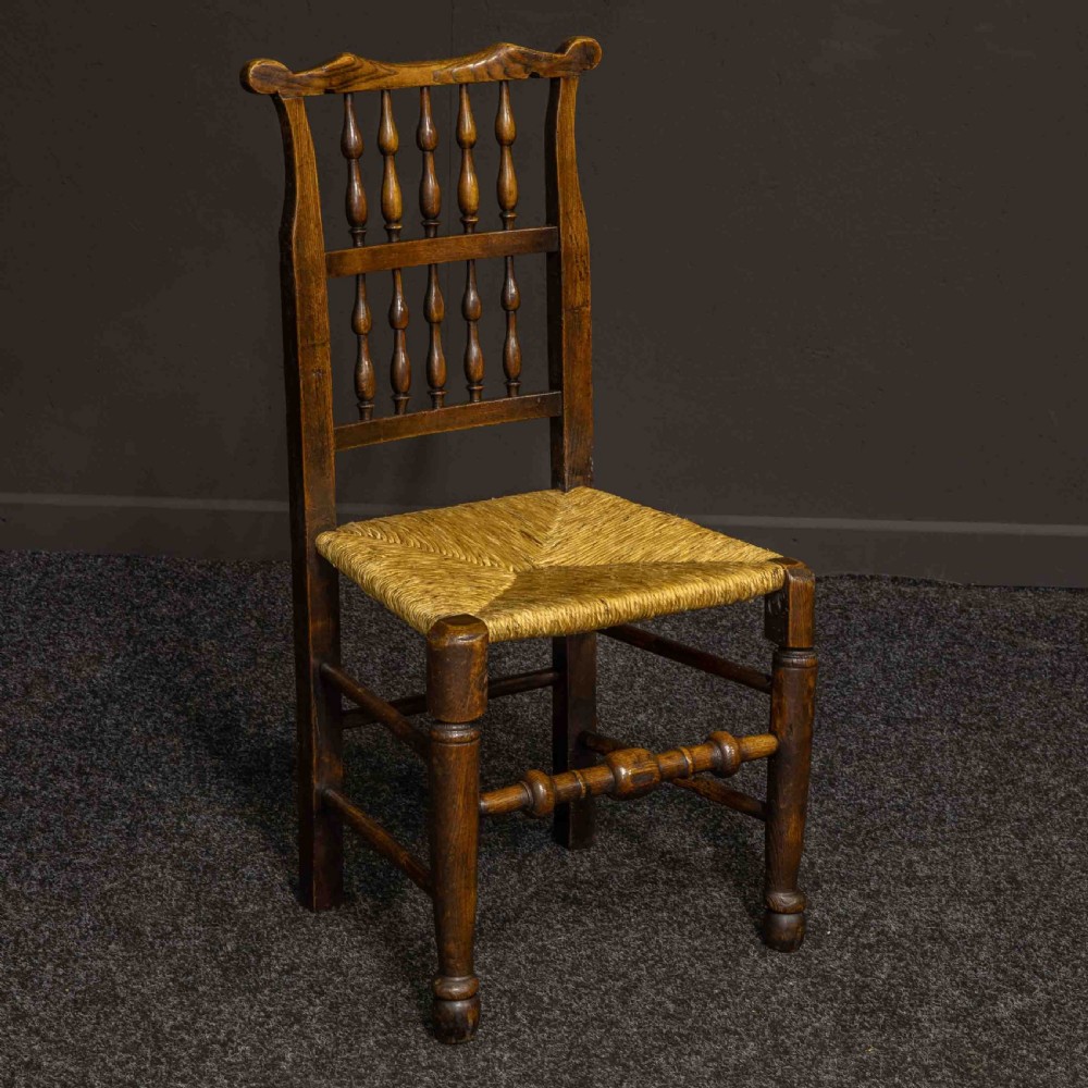 Set of Twelve Lancashire Spindleback Chairs View XIII